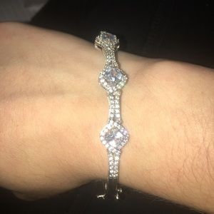 Aquamarine tennis bracelet